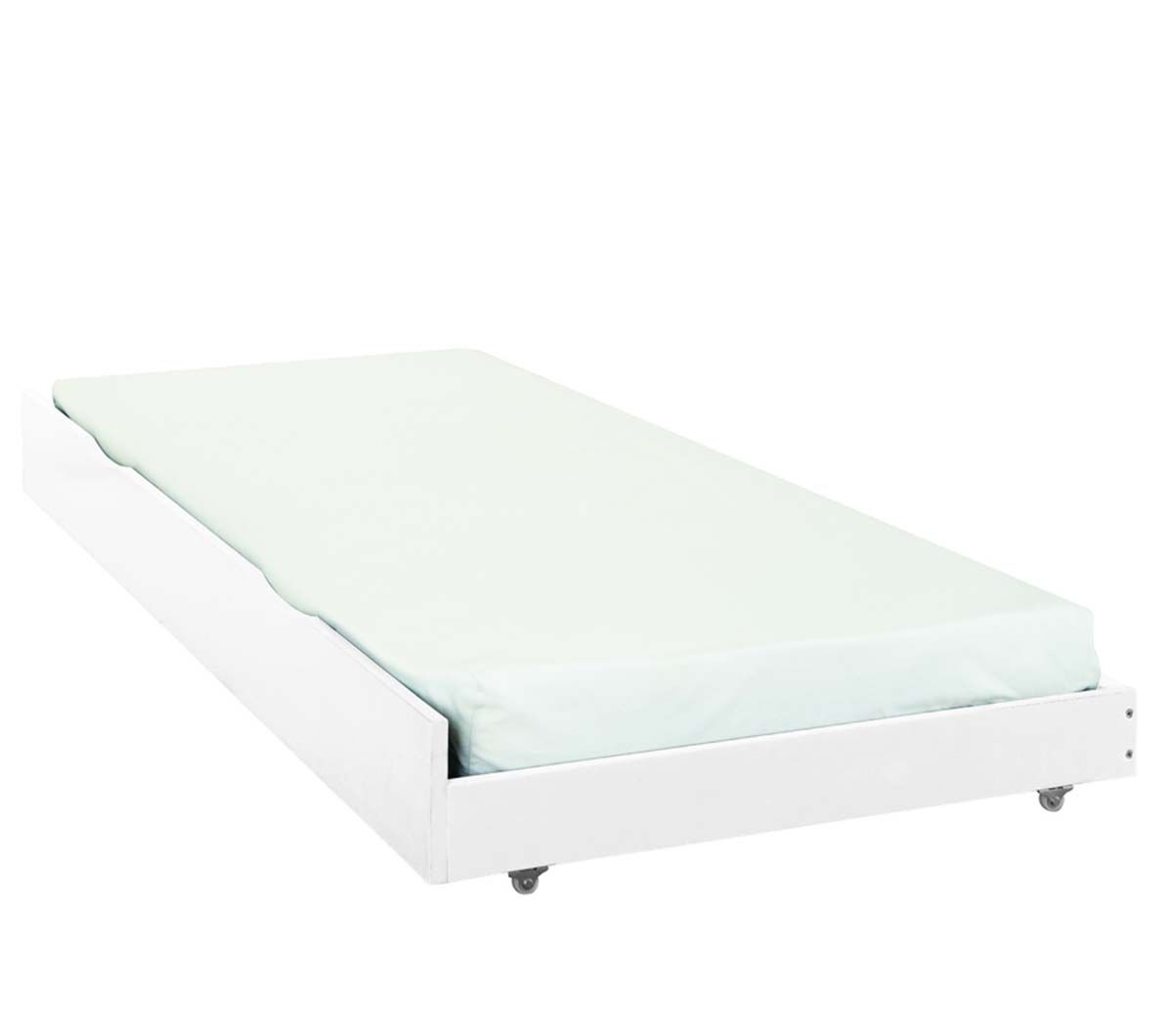 Children's Trundle Bed - Silk White