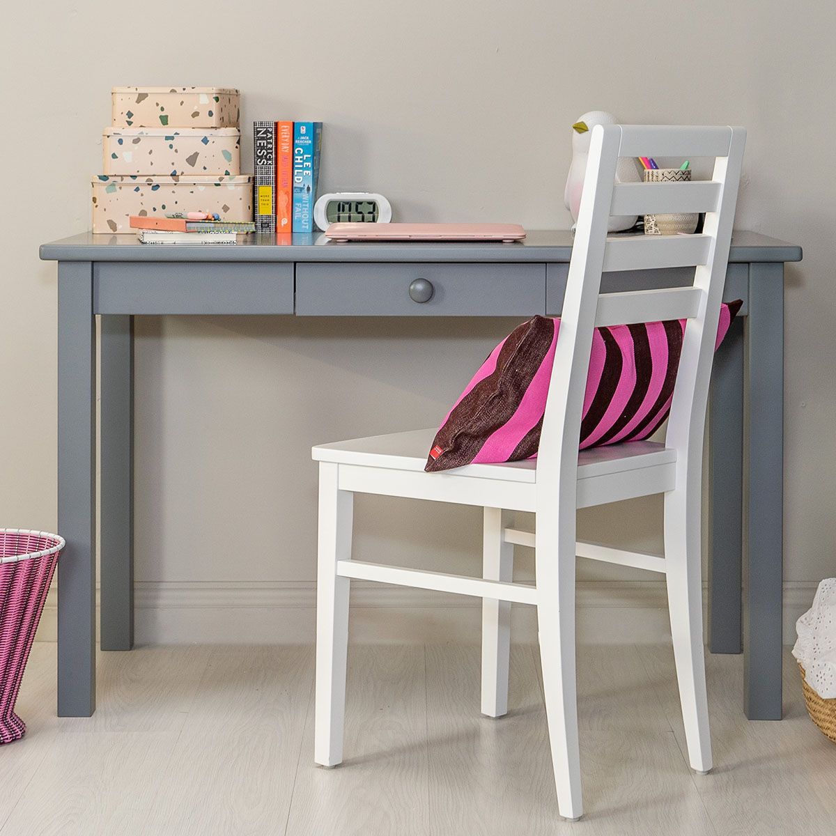 Children's Study Desk - Dark Grey