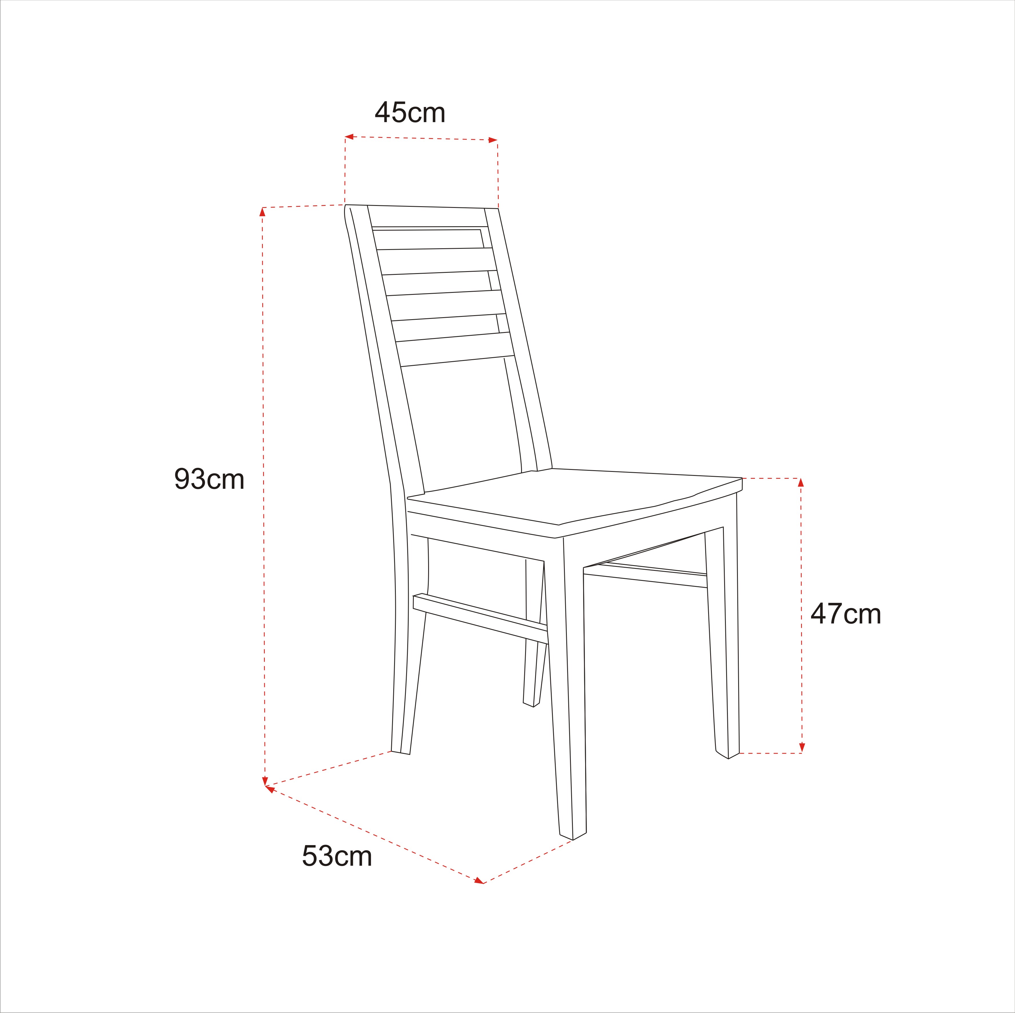 Child's Ladderback Chair - Taupe