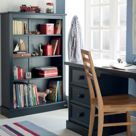 Milne Standard Children's Bookcase - Prussian Blue