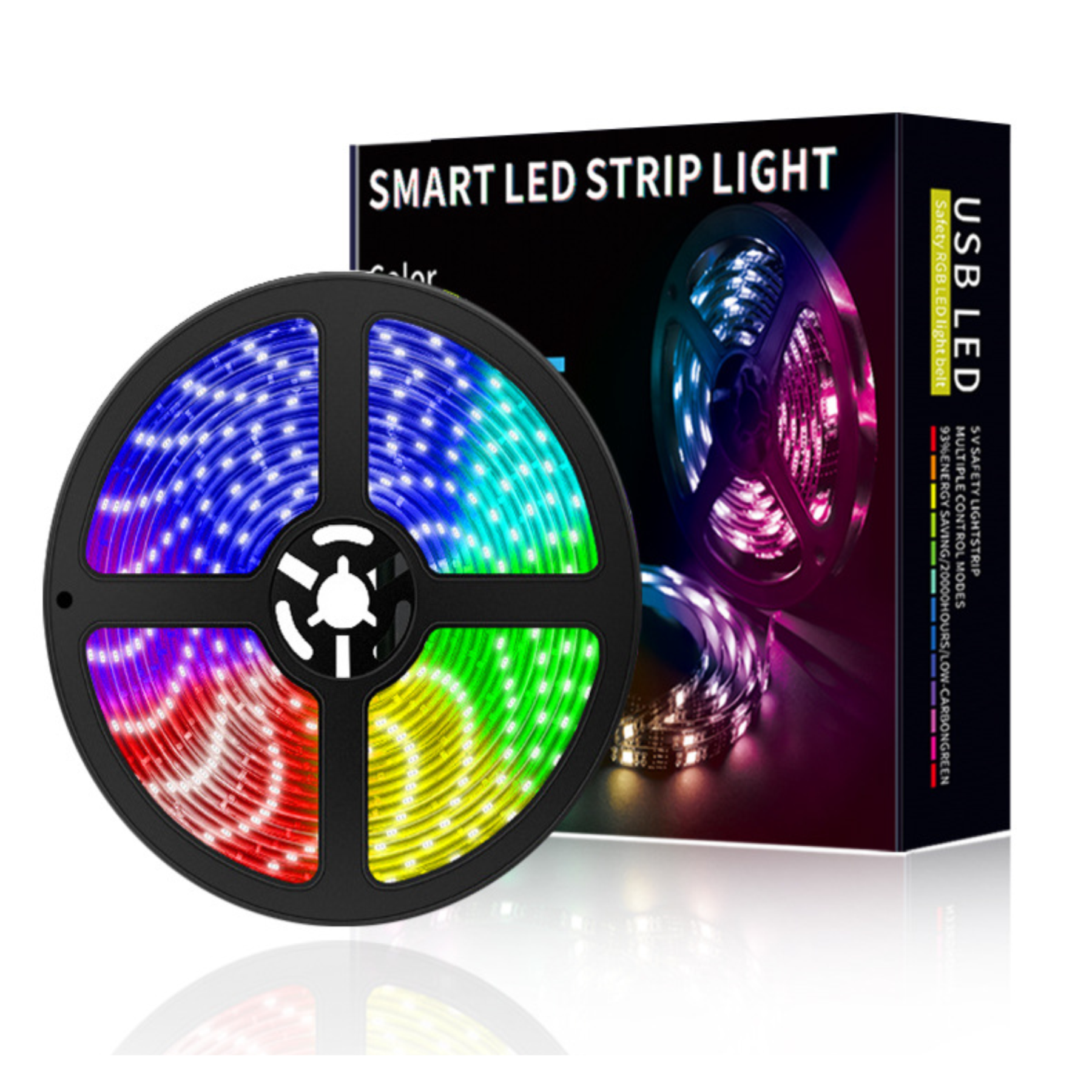 App-Controlled Flexible LED Color Changing Dots String Lights