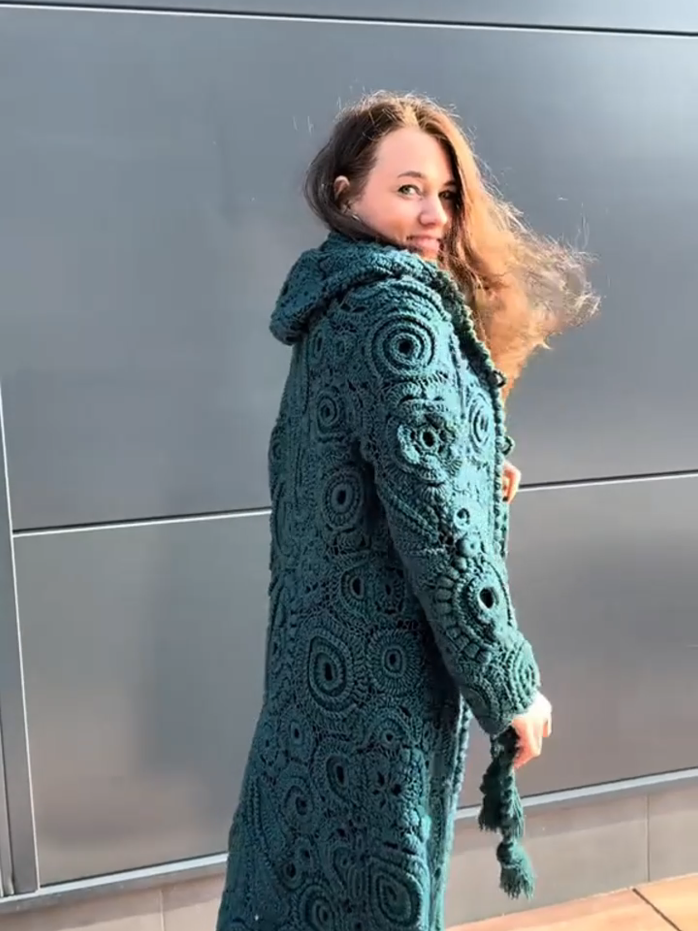 Lrish Lace Crochet Coat