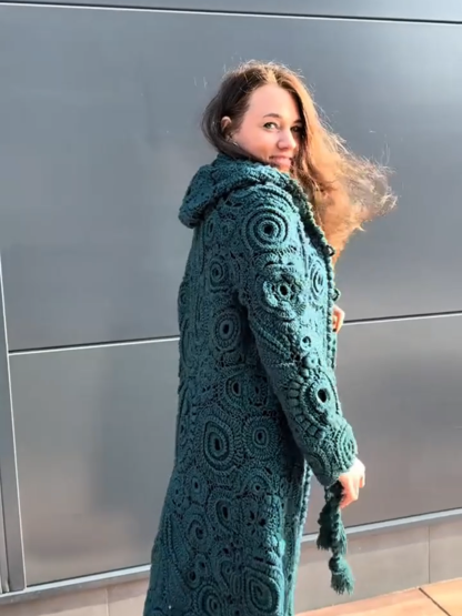 Lrish Lace Crochet Coat