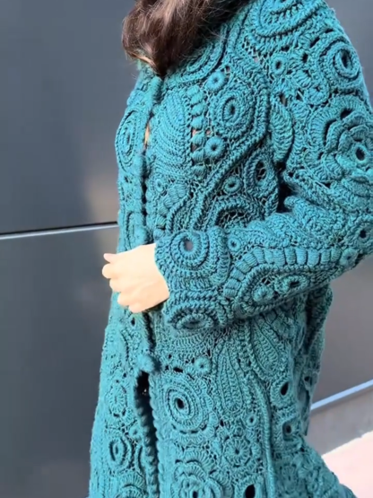 Lrish Lace Crochet Coat