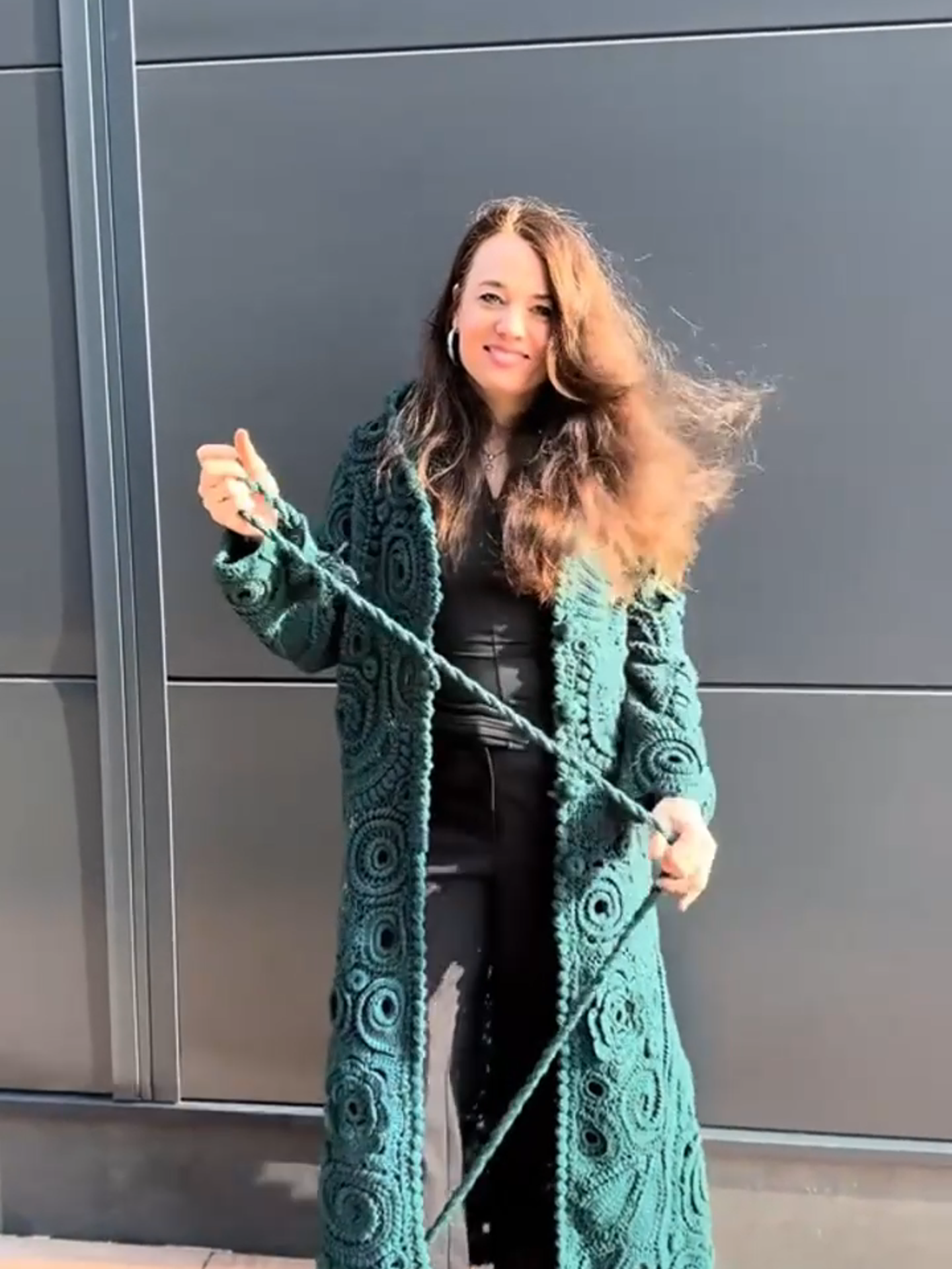 Lrish Lace Crochet Coat