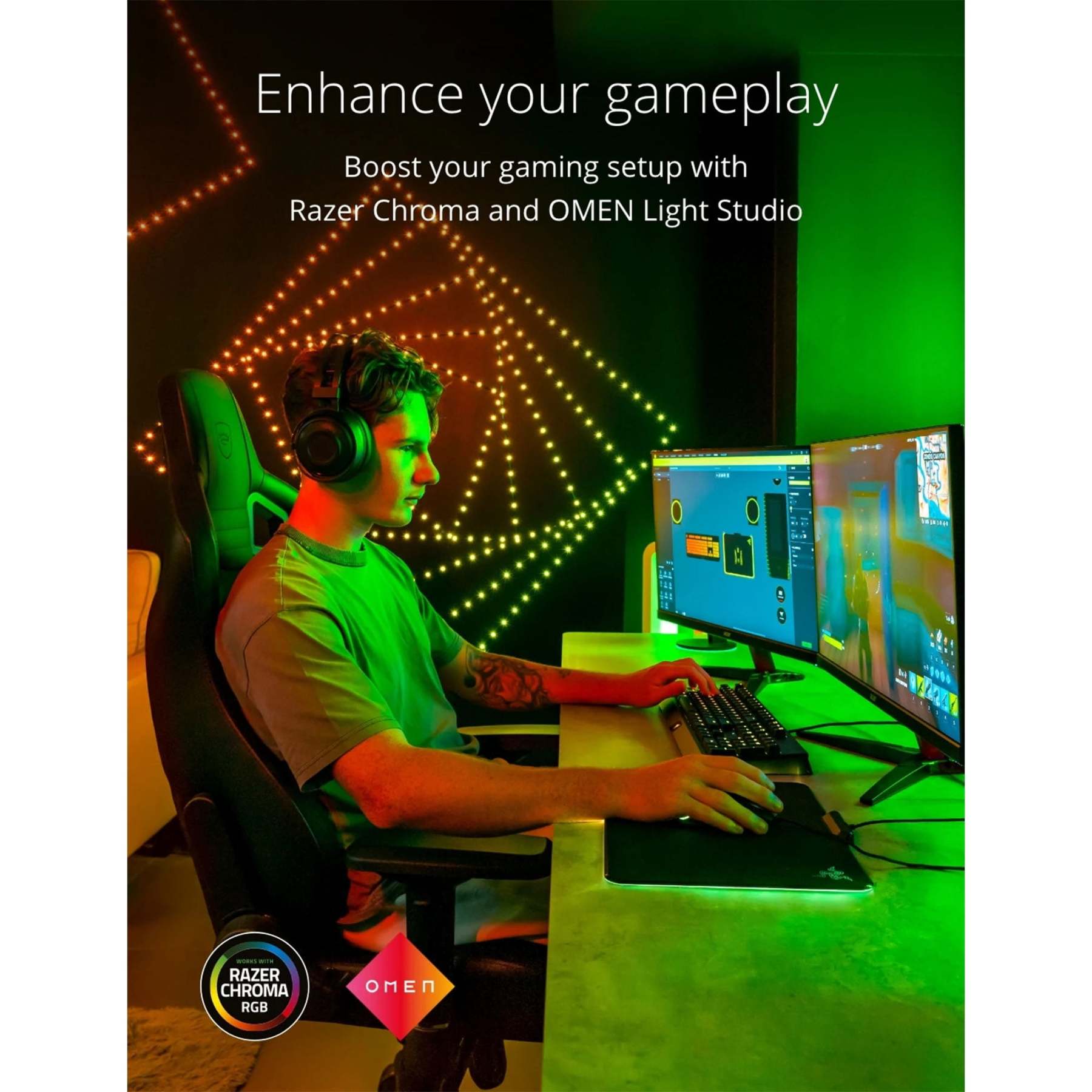 App-Controlled Flexible LED Color Changing Dots String Lights