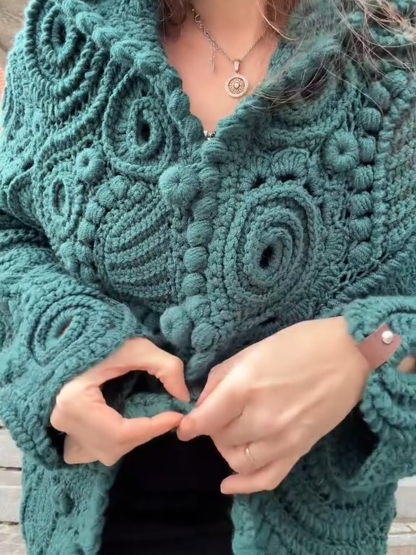 Lrish Lace Crochet Coat
