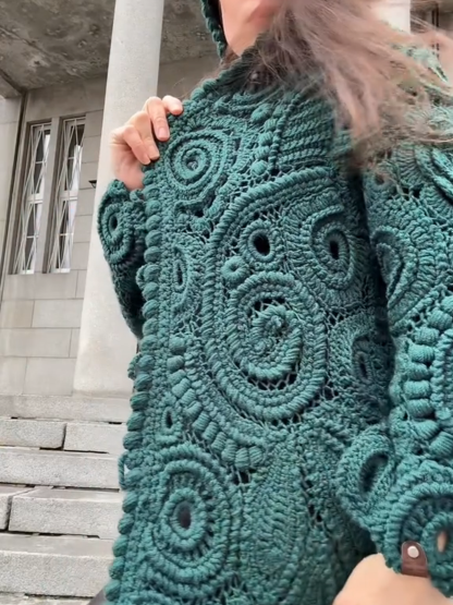 Lrish Lace Crochet Coat