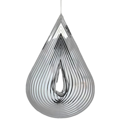 Water drop 3D rotating wind chime