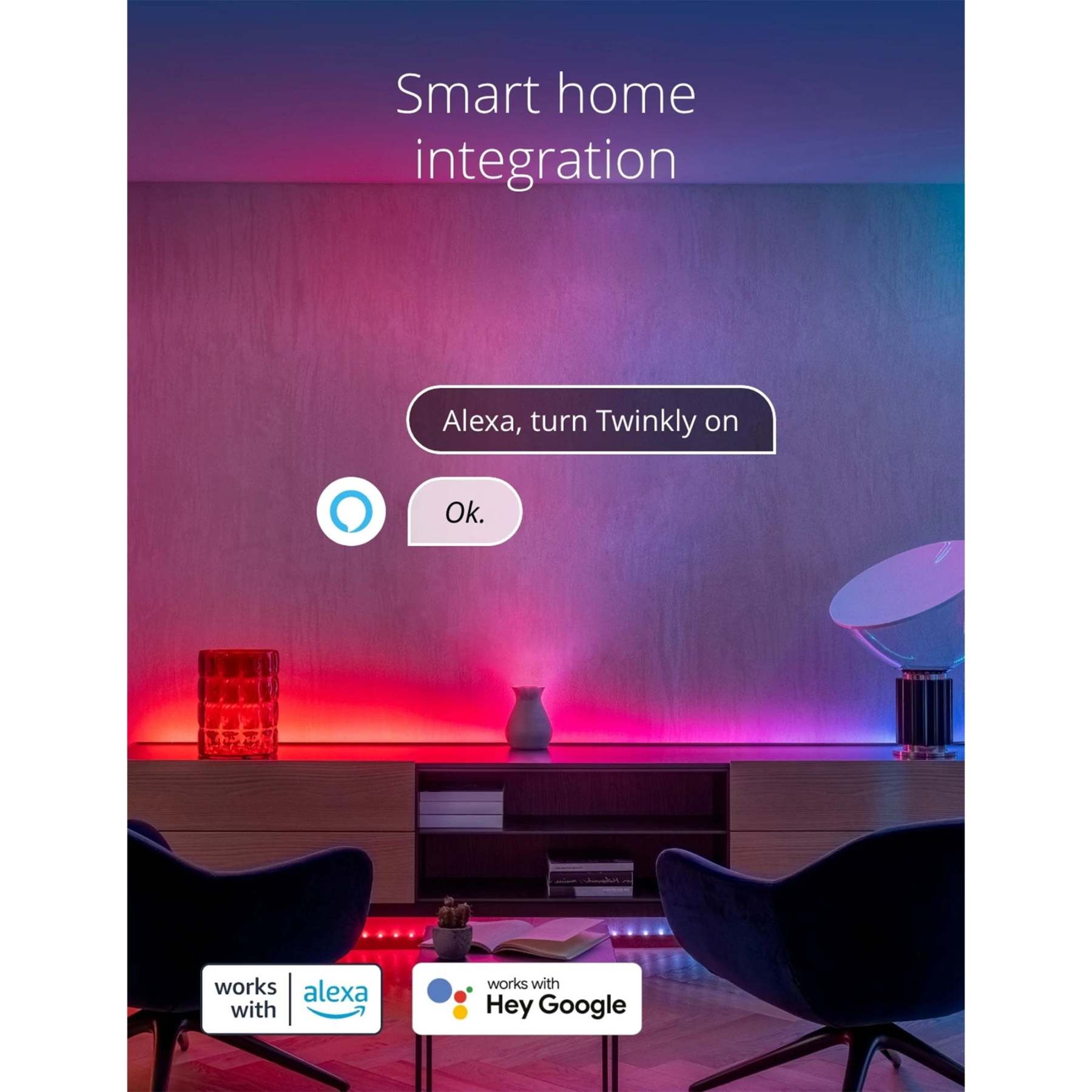 App-Controlled Flexible LED Color Changing Dots String Lights