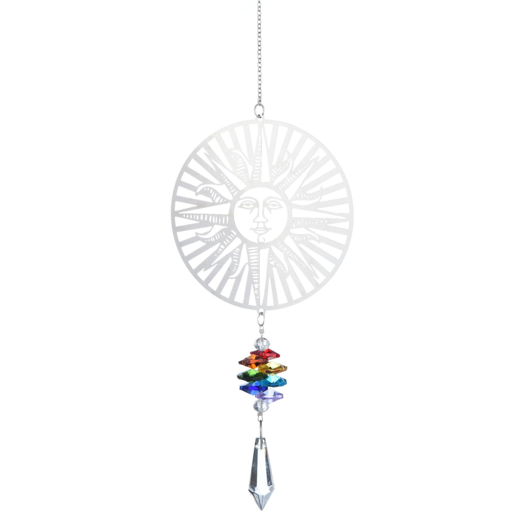 Colorful 3D Sun God Rotating Wind Chime