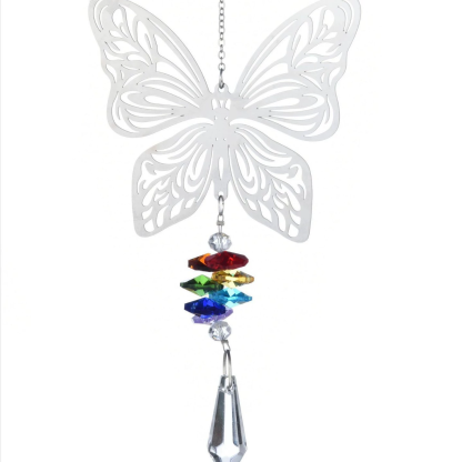 Colorful 3D Butterfly Rotating Wind Chime 