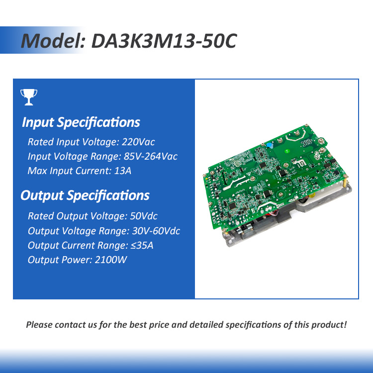 Dilong 3.3kW OBC Open Frame On Board Charger Module for Electric Vehicle-Dilong Charger