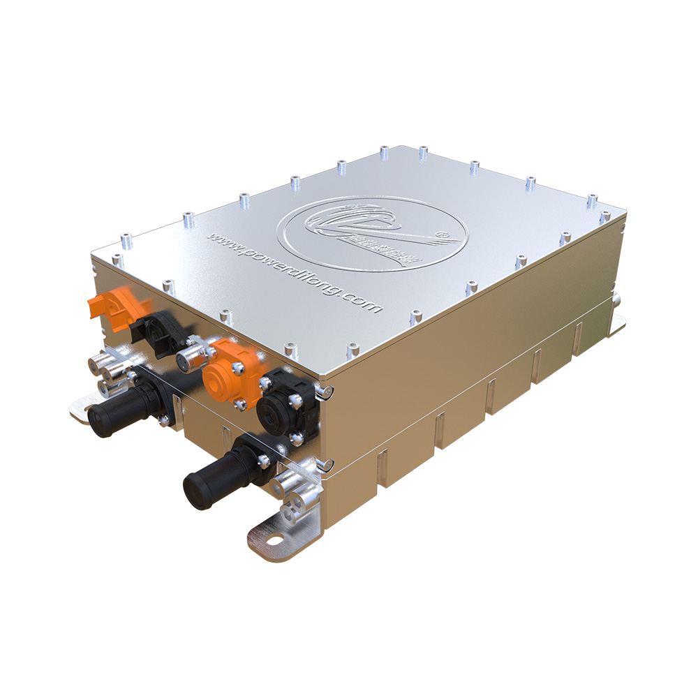 Dilong 3kW EV DC to DC Converter 36V-410V Input to 14V 28V 48V Output Liquid Cooling