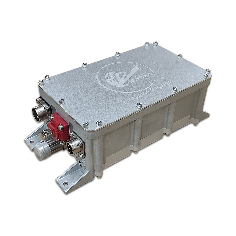 Dilong Liquid Cooled High Voltage to 14V 28V 48V 1.8kW 2kW DC-DC Converter for Electric Vehicle