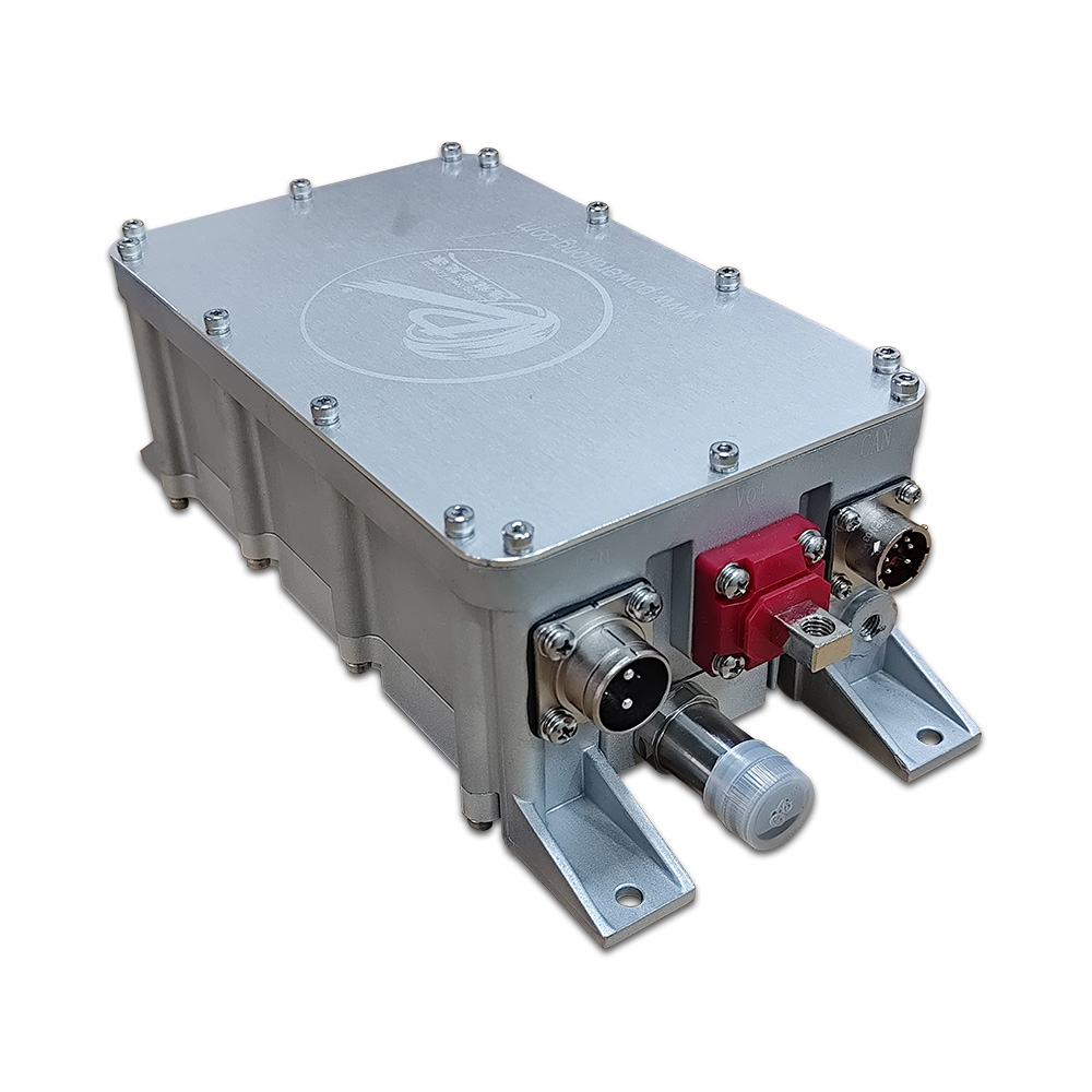 Dilong Liquid Cooled High Voltage to 14V 28V 48V 1.8kW 2kW DC-DC Converter for Electric Vehicle