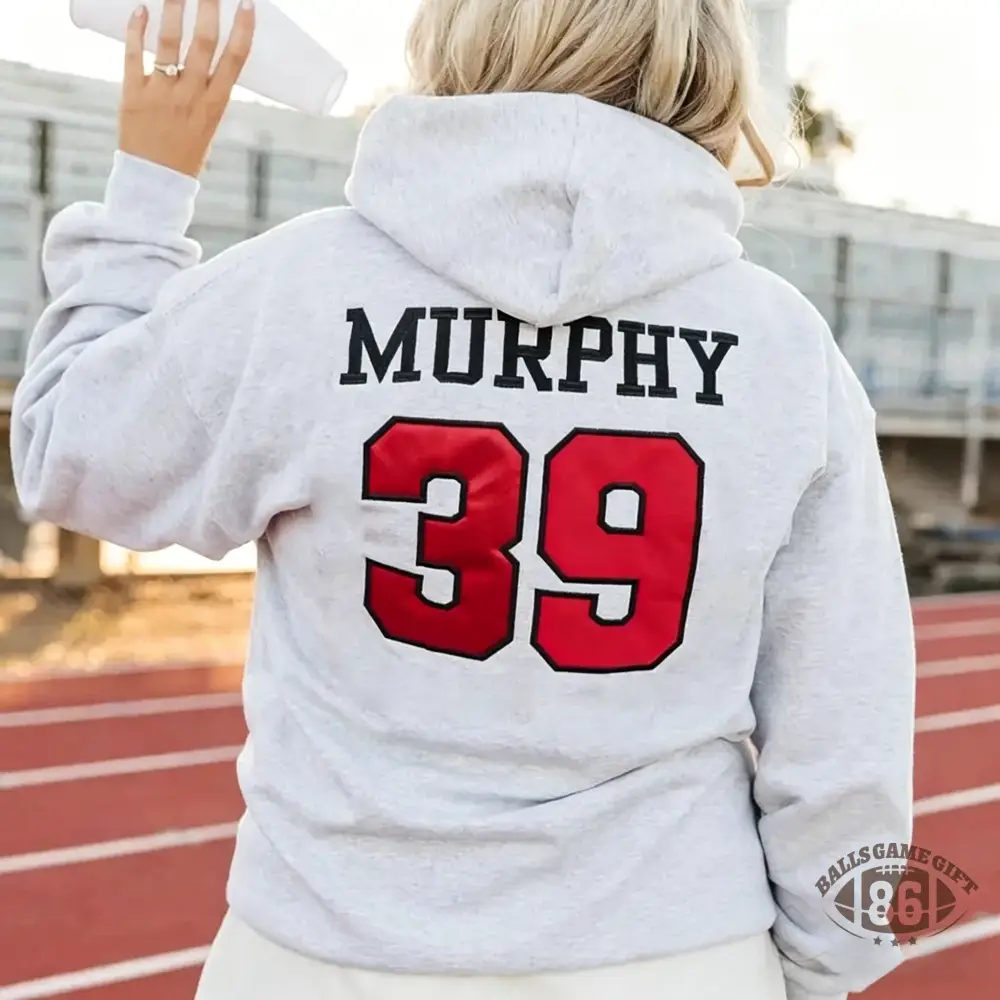 Personalized Embroidered Gameday Number Sports Team Football Mom Hoodie