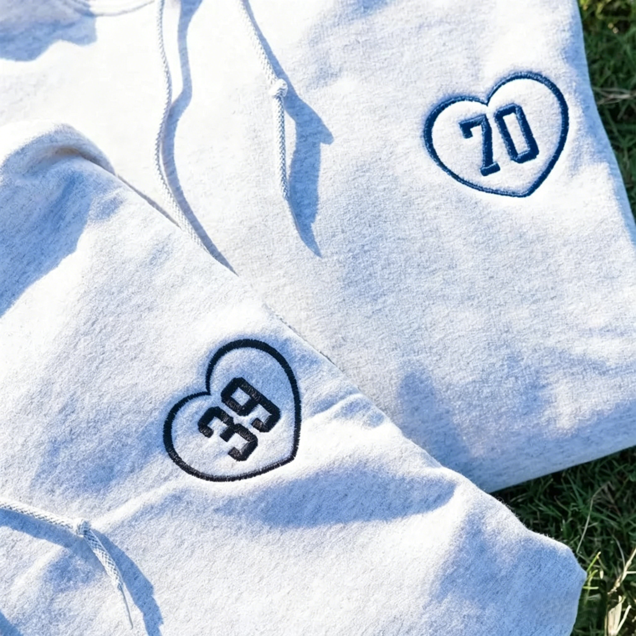 Personalized Embroidered Gameday Number Sports Team Football Mom Hoodie