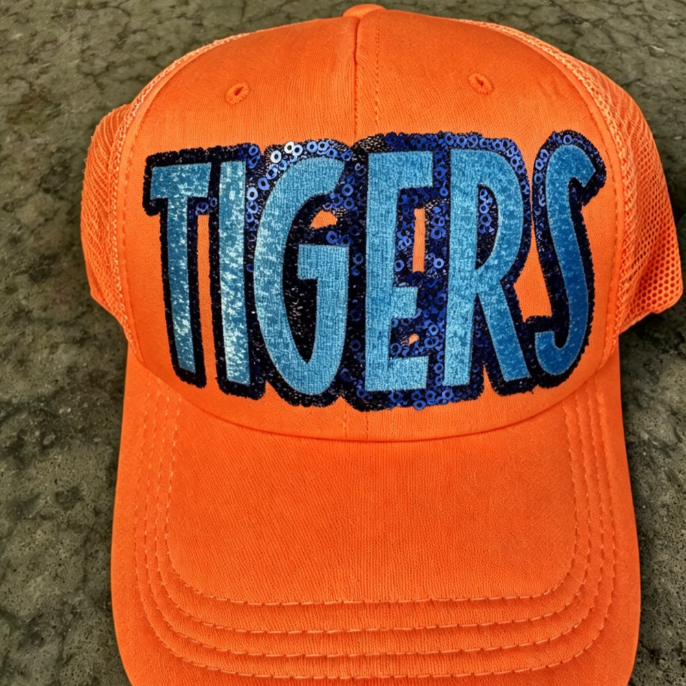Vintage Fuzzy Breathable Letter Chenille Mesh Back Snapback Cap 