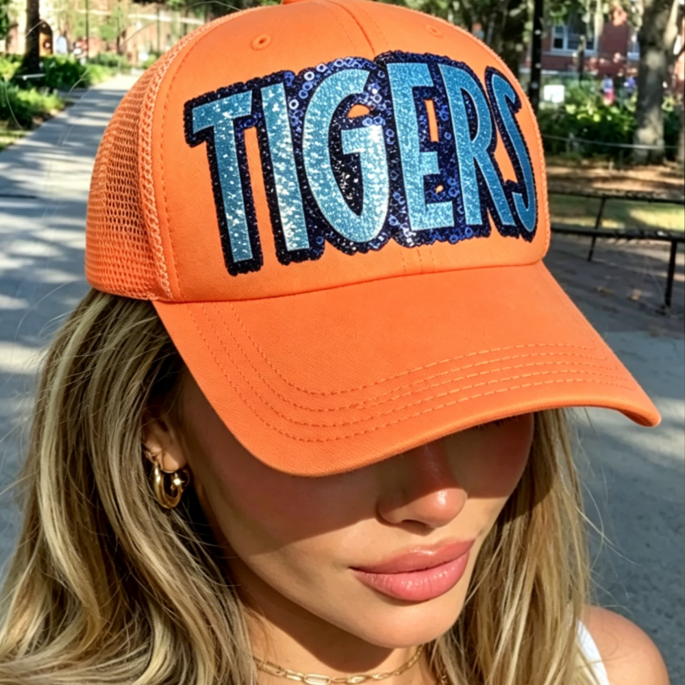 Vintage Fuzzy Breathable Letter Chenille Mesh Back Snapback Cap 