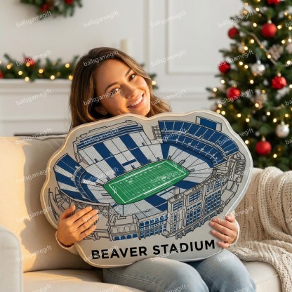 Beaver Stadium Plush Pillow