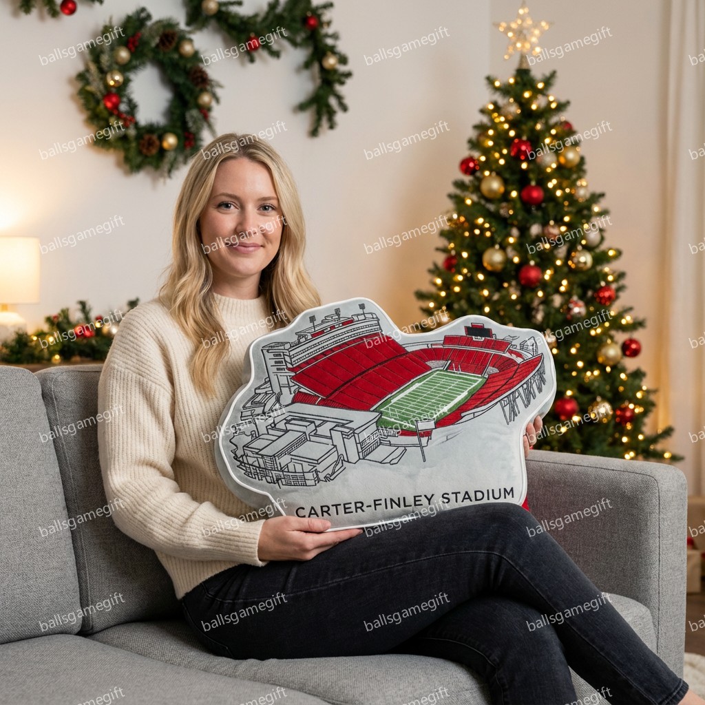 Carter-Finley Stadium Plush Pillow