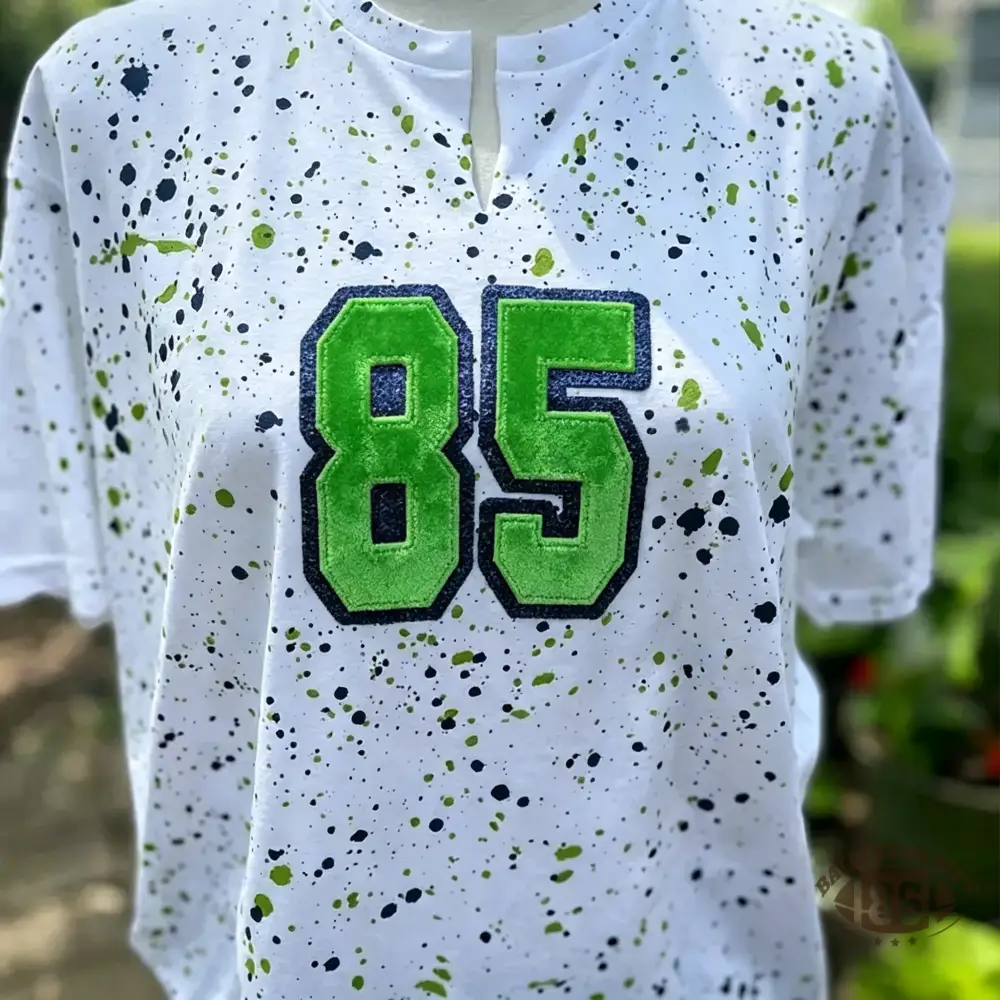 Custom Sequin Embroidered Shirt – Personalized Number or Letter Sparkle Tee & Sweatshirt