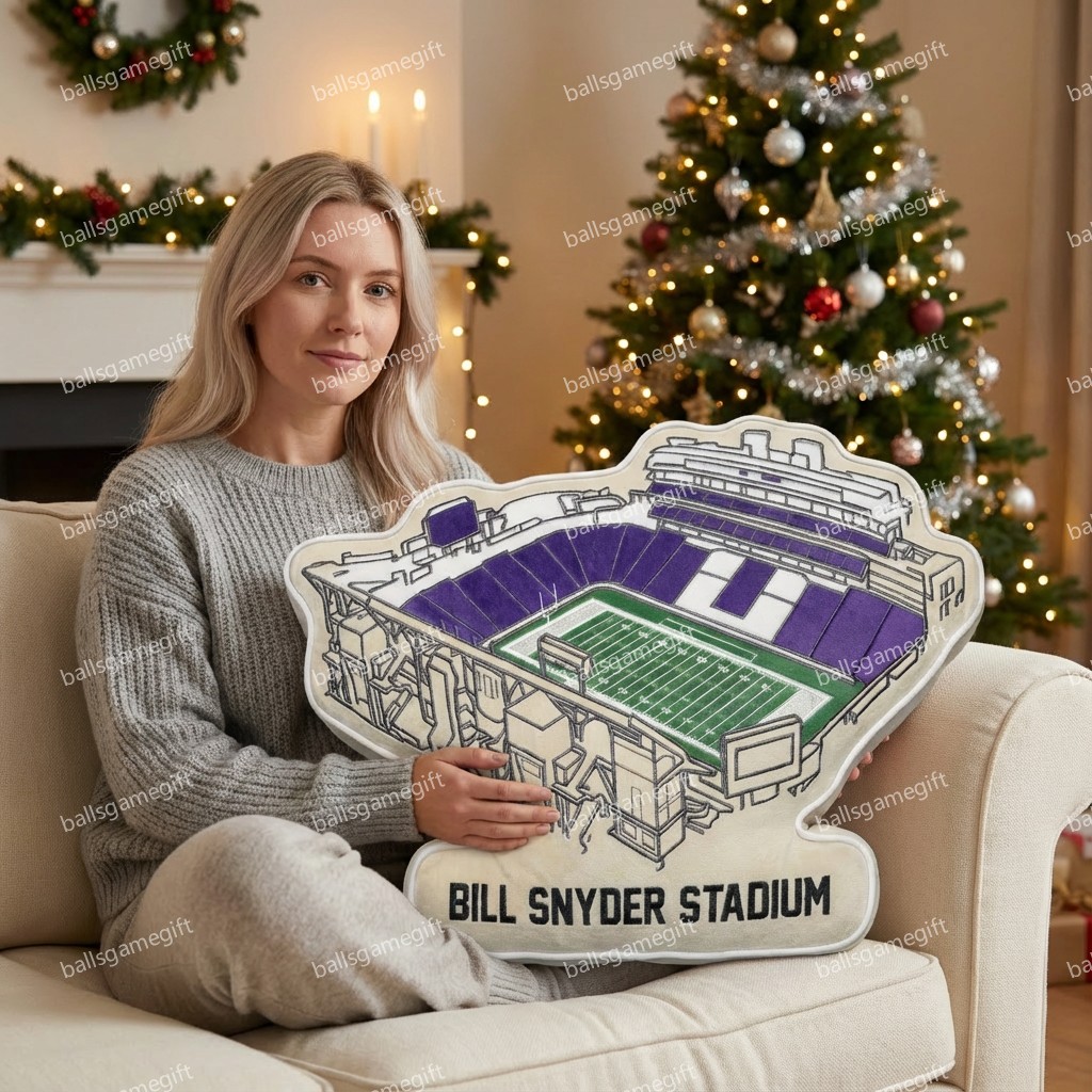 Bill Snyder Family Stadium Plush Pillow