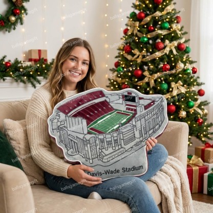 Davis-Wade Stadium Plush Pillow
