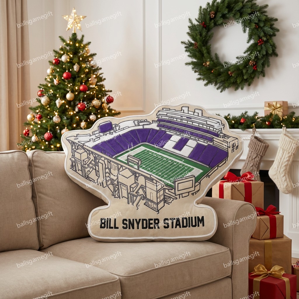 Bill Snyder Family Stadium Plush Pillow