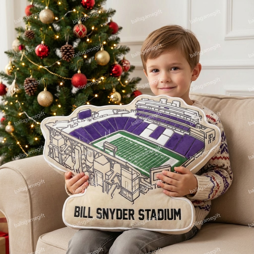 Bill Snyder Family Stadium Plush Pillow