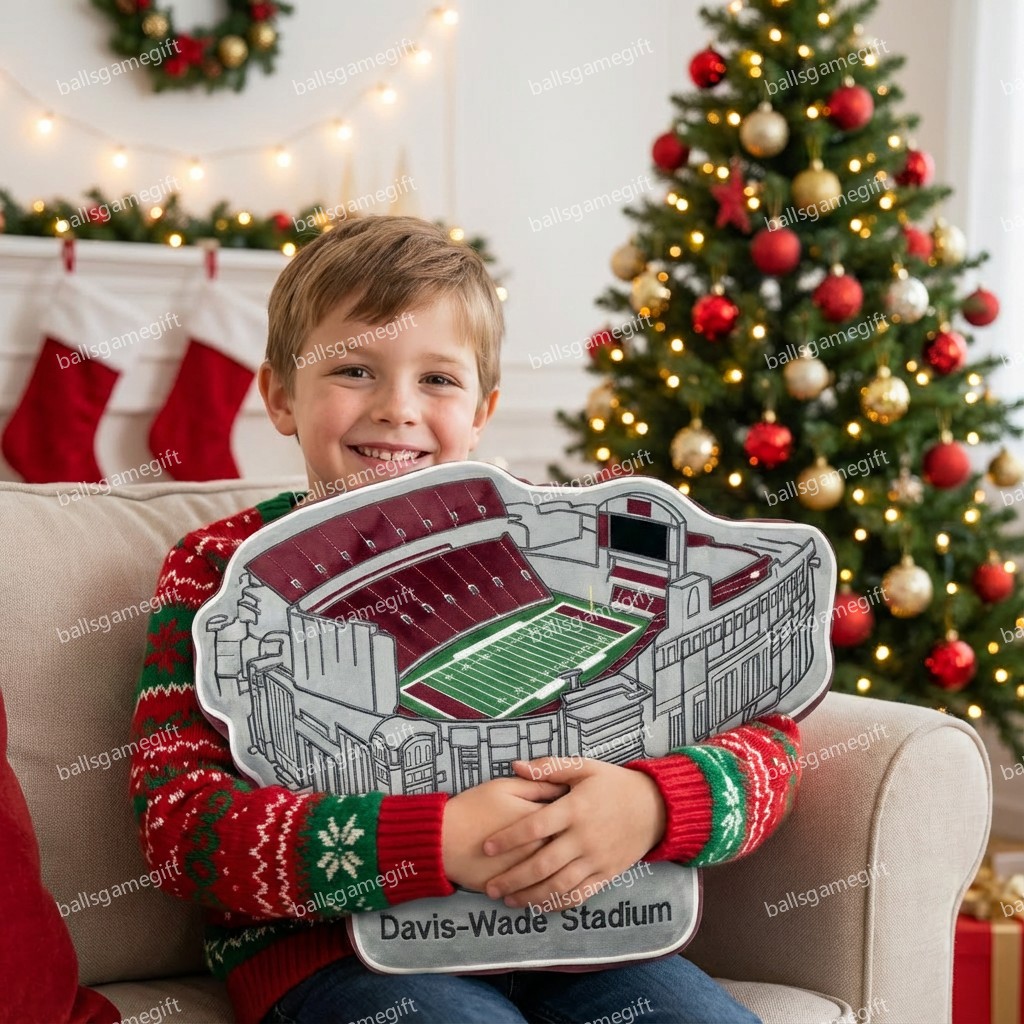 Davis-Wade Stadium Plush Pillow