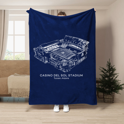 Casino Del Sol Stadium - College Football Stadium Blanket