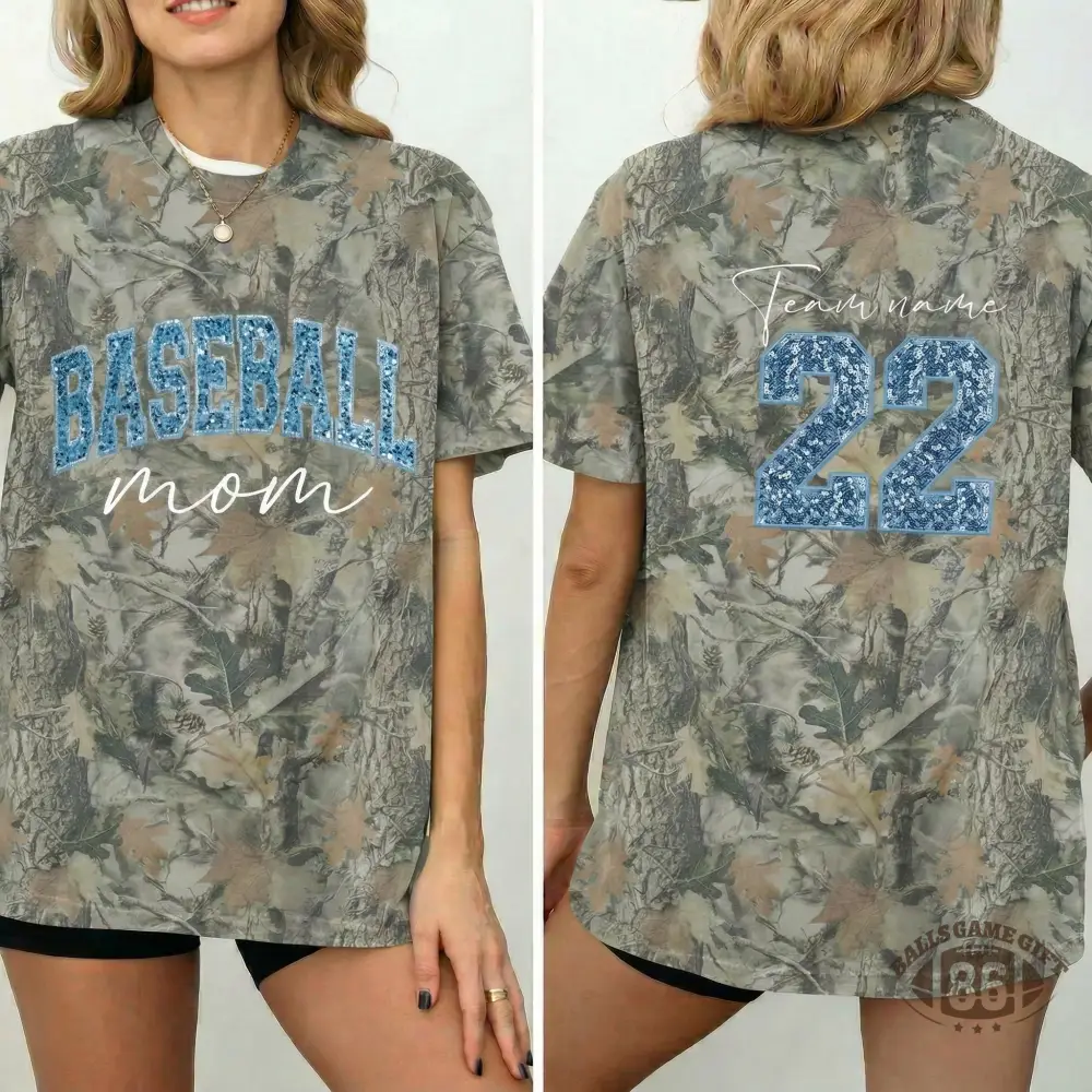 Custom Sequin Baseball MAMA Sweatshirt Sports MAMA Sweatshirt – Personalized Glitter Letters Sweatshirt Vintage Style | Gifts for Sports Mom