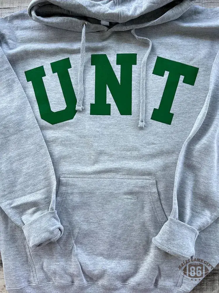 Custom Oversized Lettering Varsity Collegiate Hooded Sweatshirt