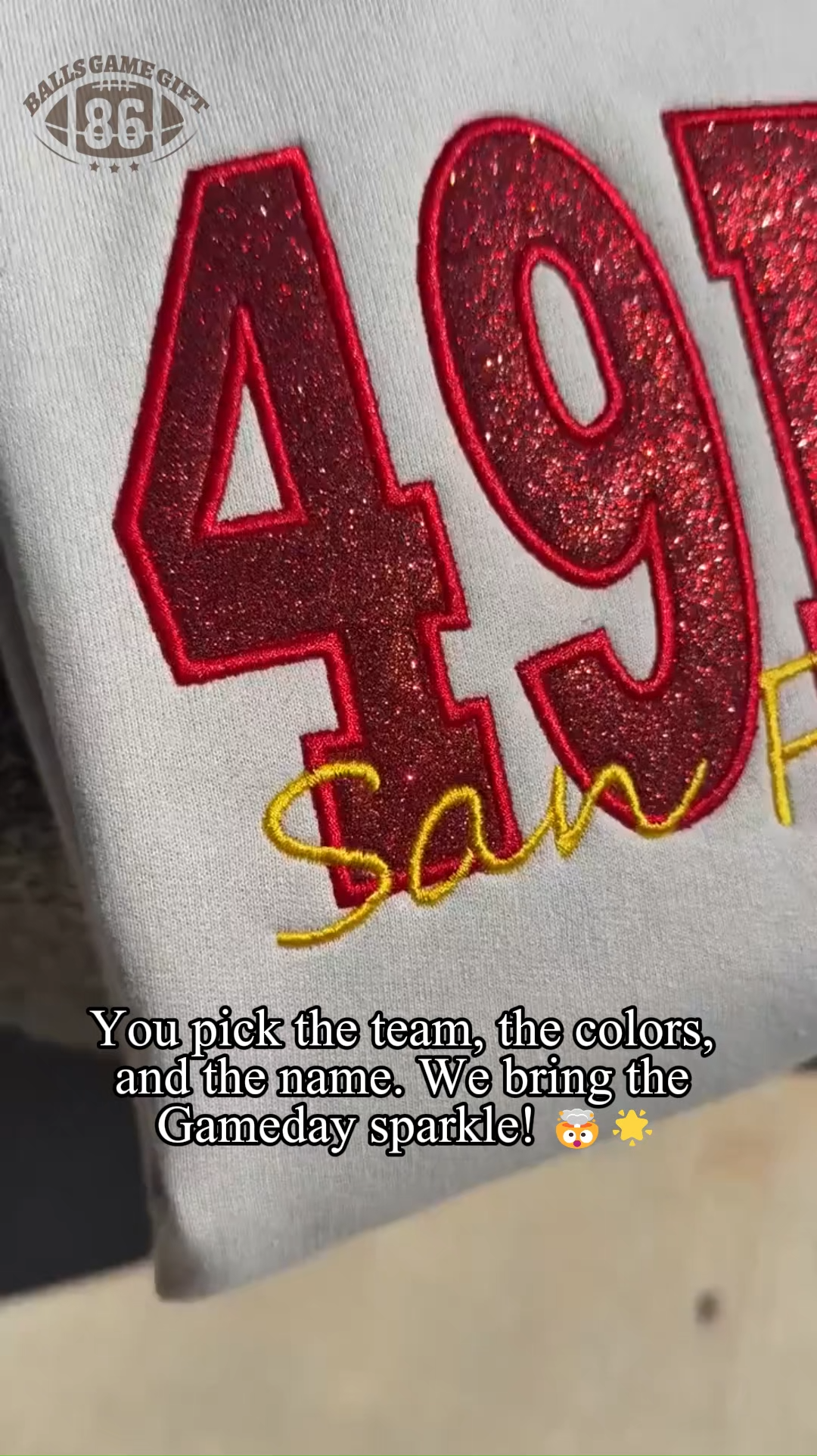Football Saturdays Sweatshirt – Personalized Mascot Crewneck 🏈