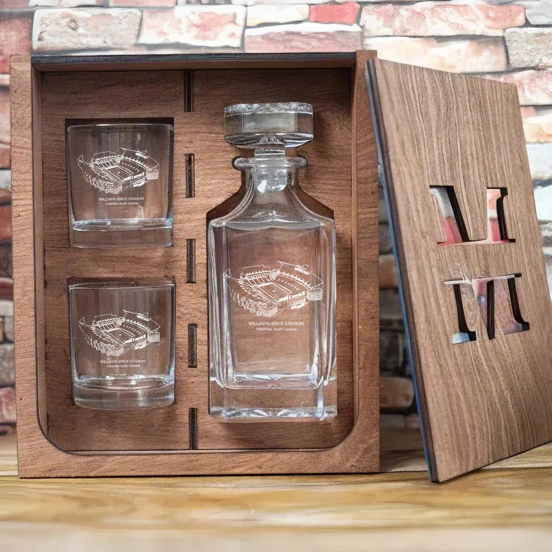 Williams–Brice Stadium - College Football Whiskey Set