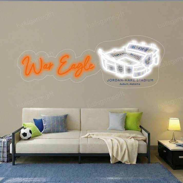 Jordan-Hare Stadium LED Neon Light