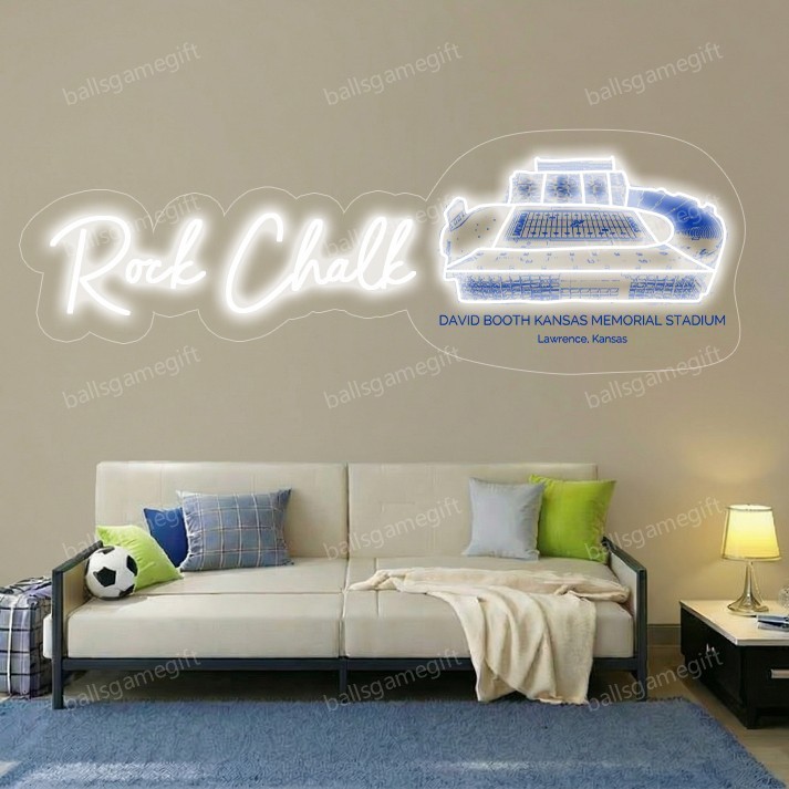 David Booth Kansas Memorial Stadium LED Neon Light