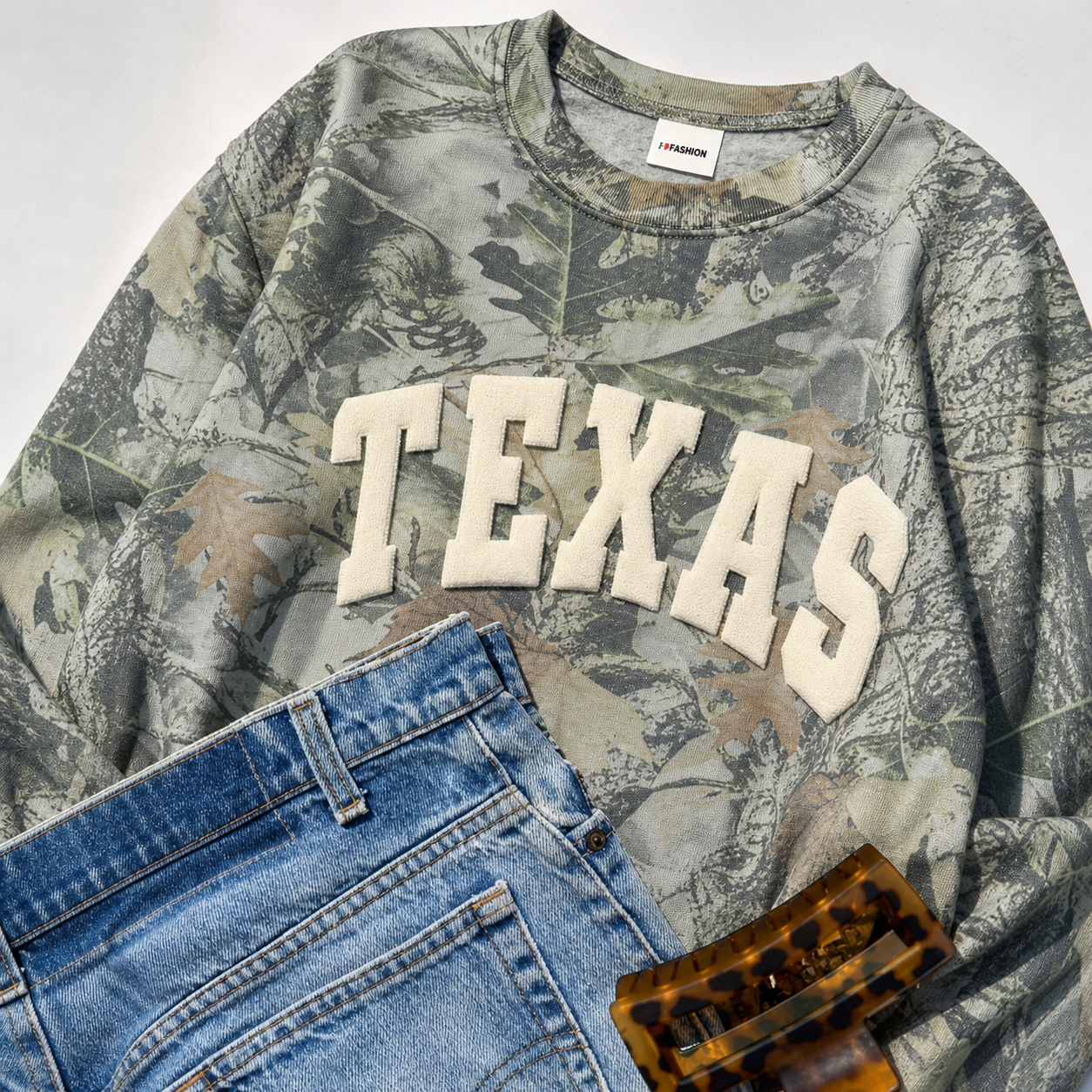Custom State & City Camo Puff Print Shirt, Personalized Hometown Tee, Sweatshirt & Hoodie