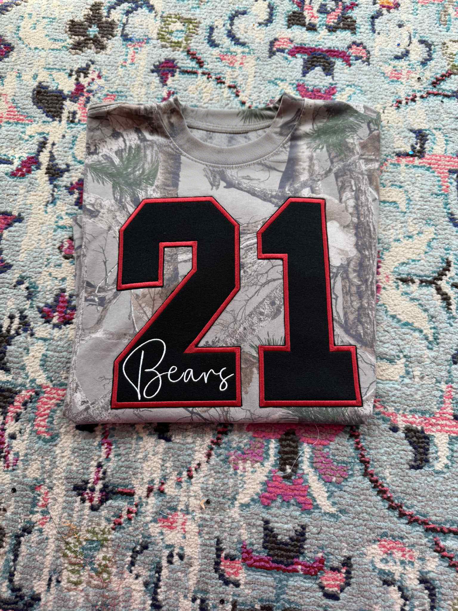 Custom Team Number Mascot Sweatshirt – Personalized Numbers  Sweatshirt  Gifts for Sports Mom