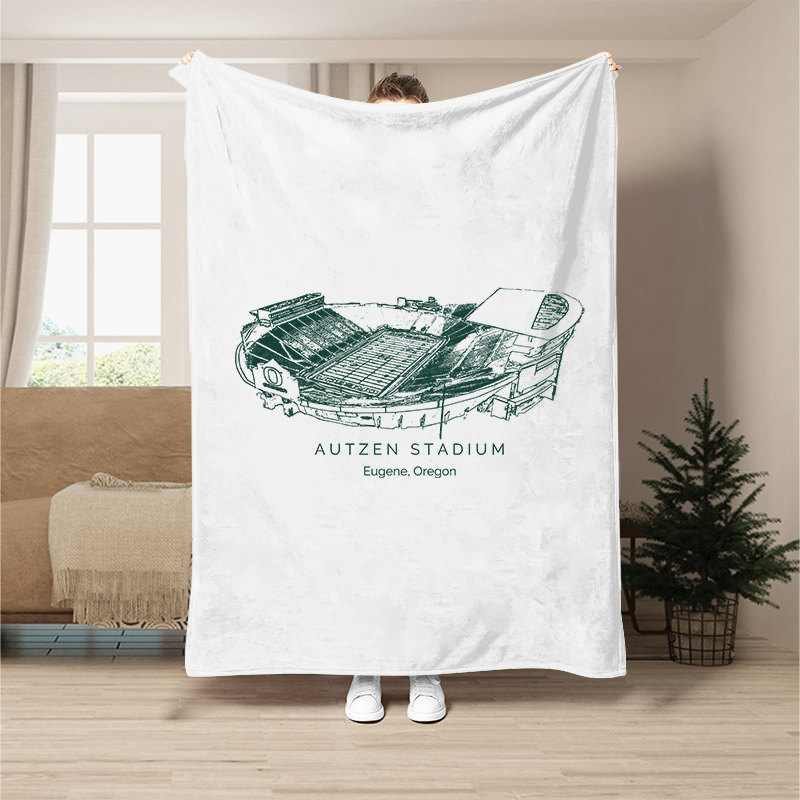 Autzen Stadium - Oregon Ducks football,College Football Blanket