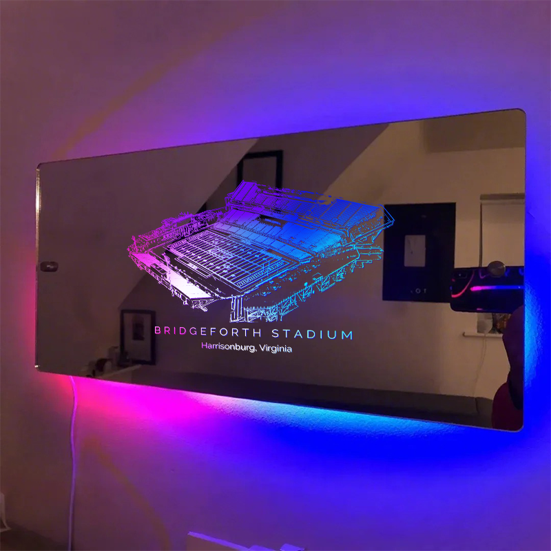 Bridgeforth Stadium Mirror Light-Gifts For Sports Lovers、James Madison