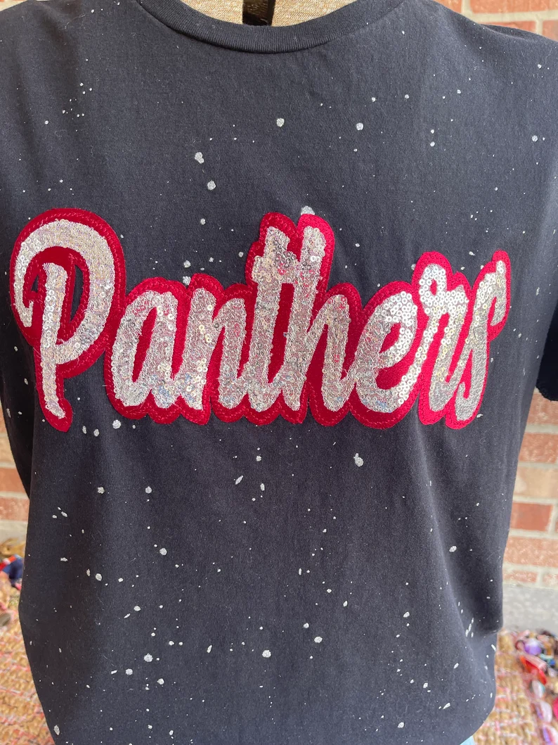 ✨ Sparkle Game Day T-Shirt – Personalized Team Spirit Tee