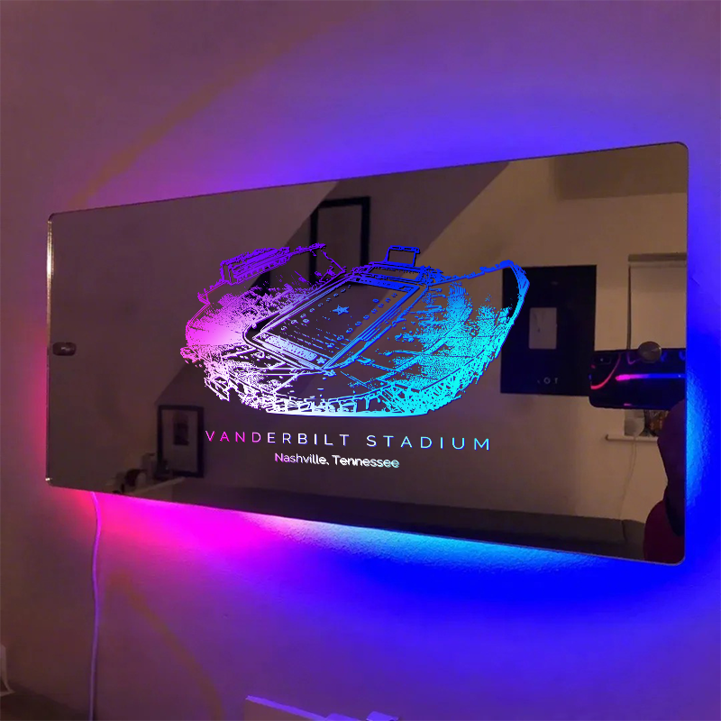 Vanderbilt Stadium Mirror Light-Gifts For Sports Lovers、Vanderbilt Commodores 、Tennessee