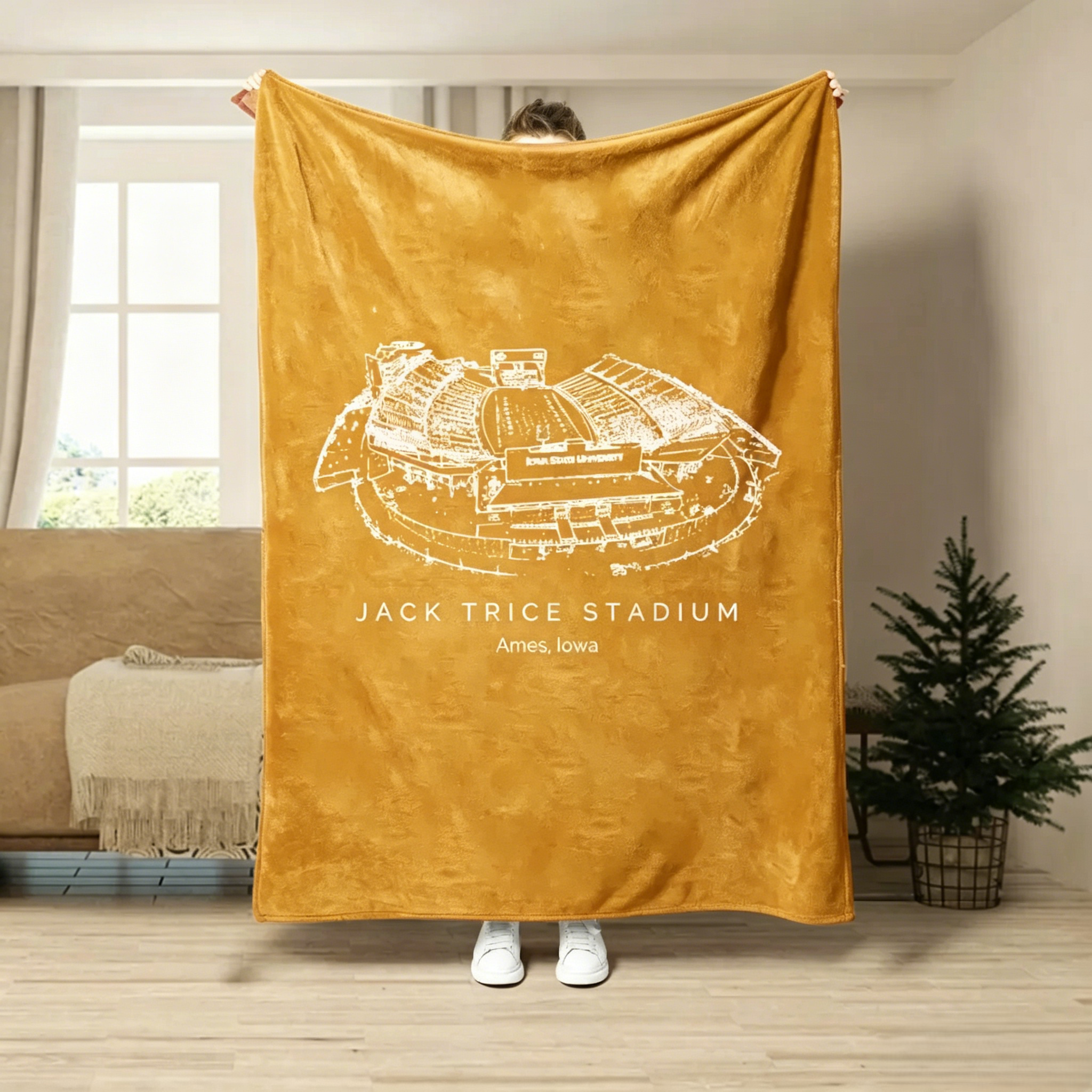 Jack Trice Stadium - College Football Blanket
