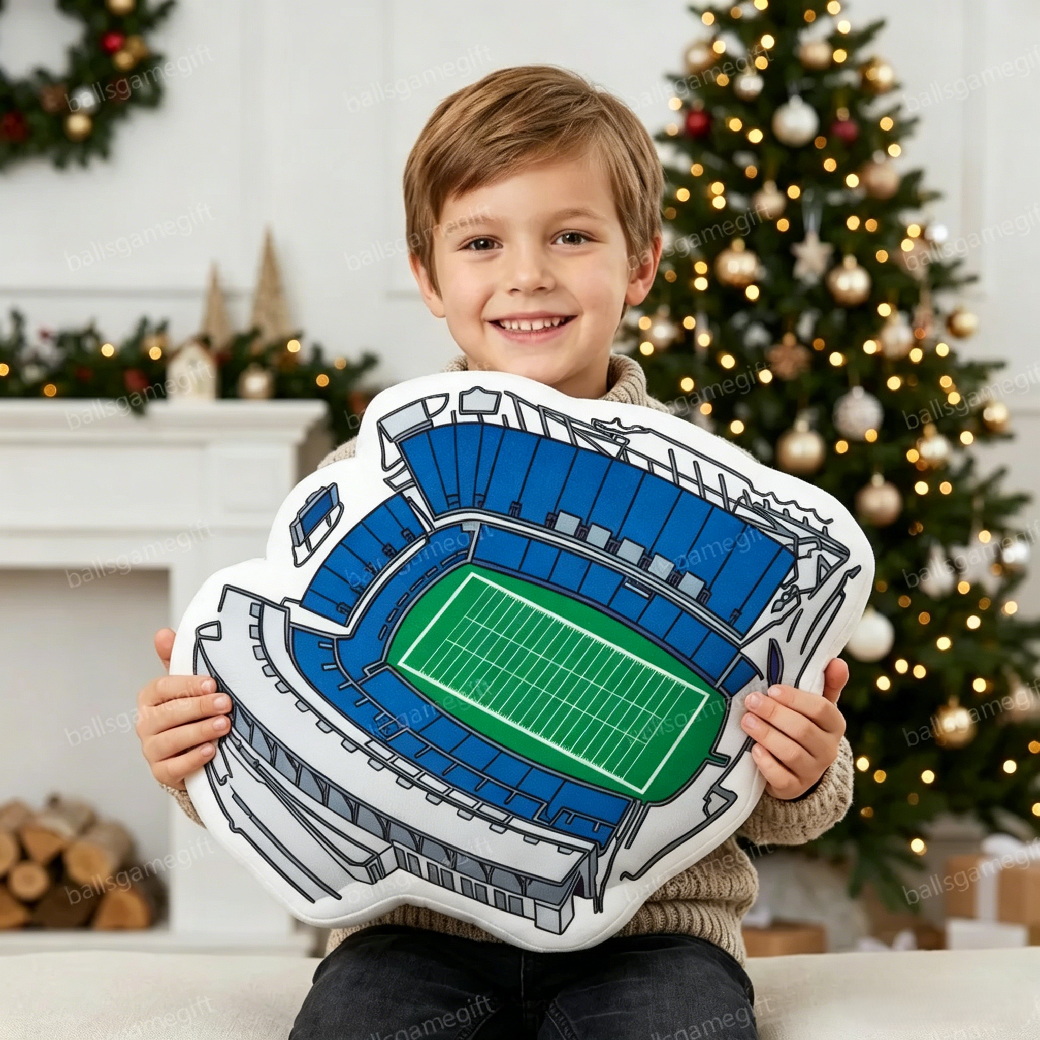 Amon G. Carter Stadium Plush Pillow