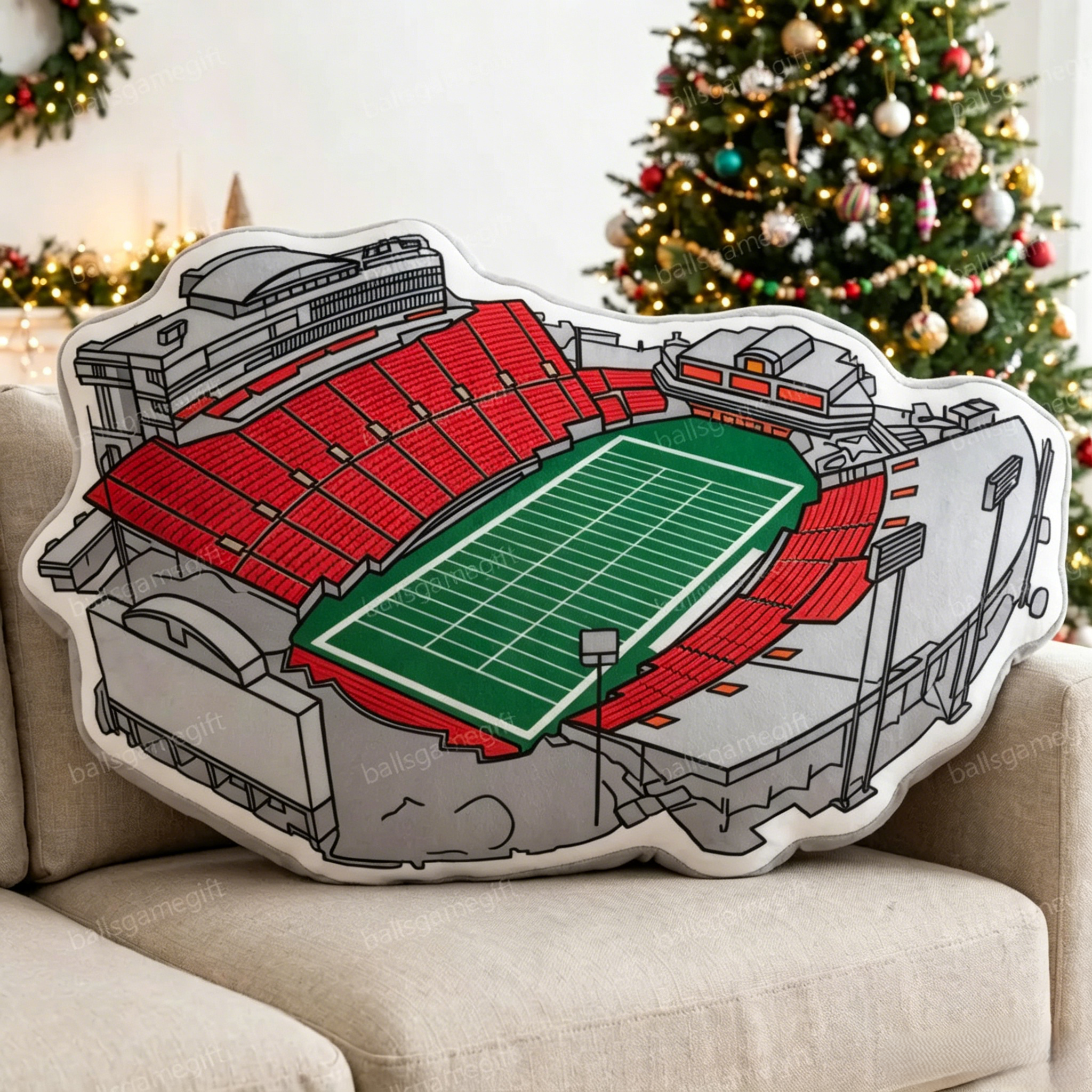 Allegacy Federal Credit Union Stadium Plush Pillow