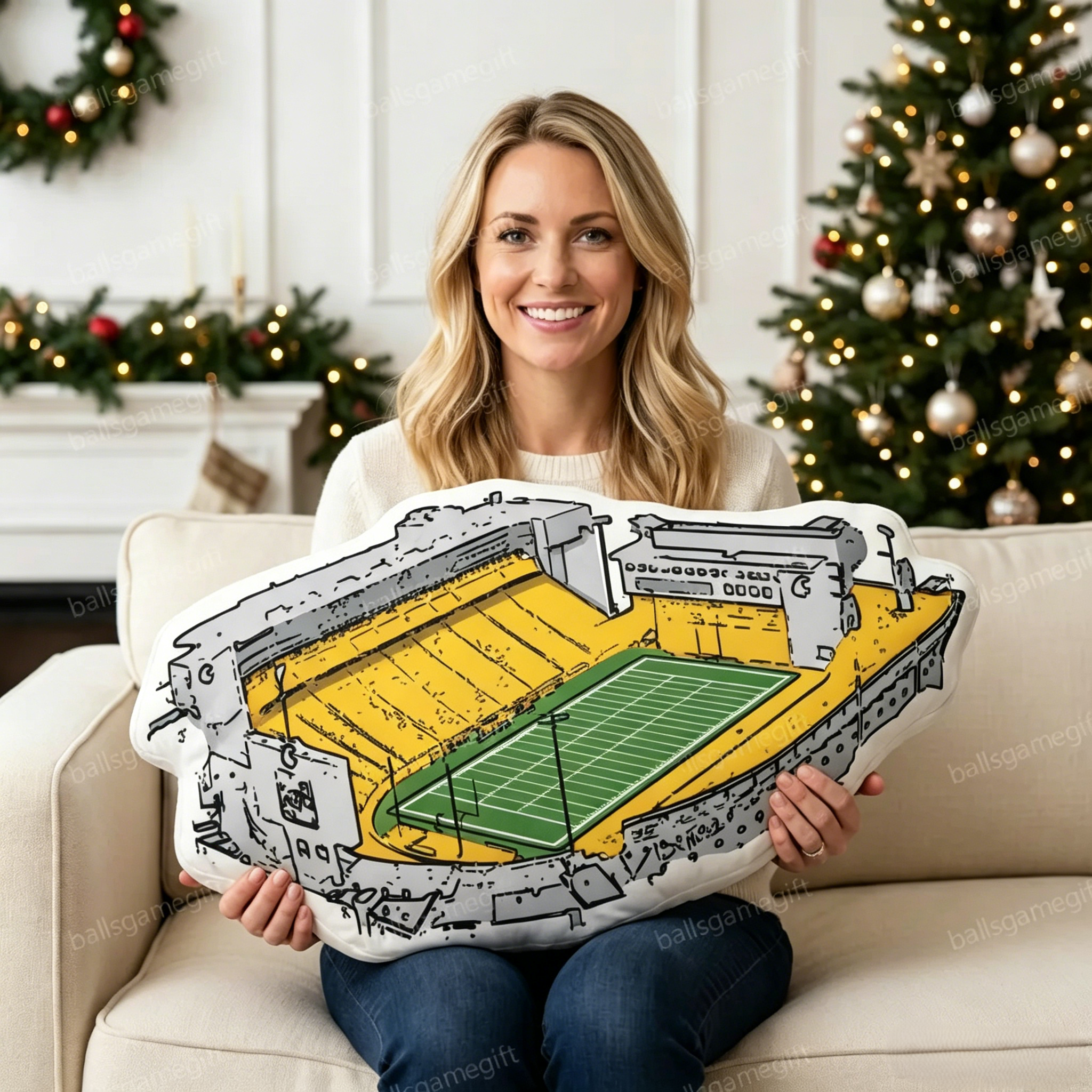Martin Stadium Plush Pillow