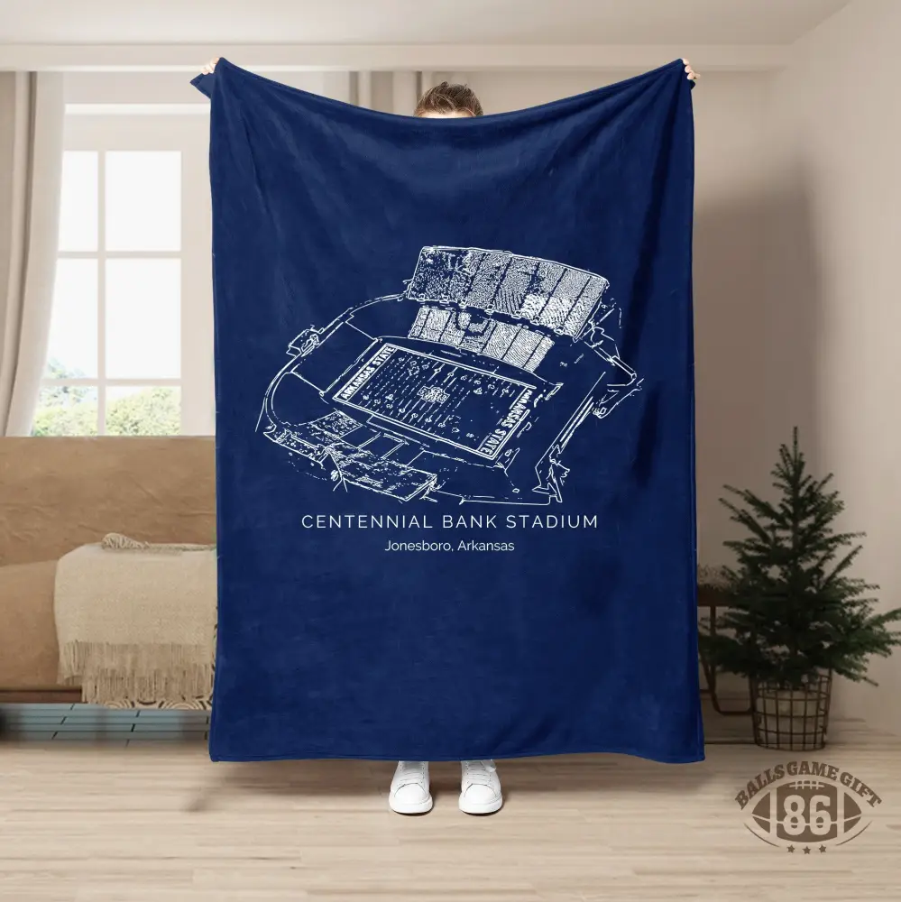 Centennial Bank Stadium - Arkansas State Red Wolves football,College Football Blanket